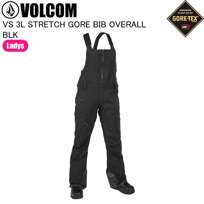 VOLCOM ボルコム H1352400 VS 3L STRETCH GORE BIB OVERALL BLK