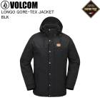 VOLCOM �ܥ륳�� G0652505 LONGO GORE-TEX JACKET BLK ���Ρ��ܡ��ɥ����� ���㥱�å� �ܥ륳�०���� �����ƥå��� ���Υ�