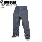 VOLCOM ܥ륳 G1352510 SNOW BILLOW PANT DRD Ρܡɥ ѥ ܥ륳० Υ 24-25ǥ