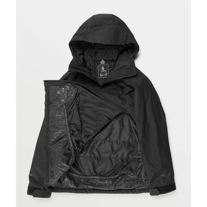 VOLCOM ボルコム H0452503 FERN INS GORE PULLOVER BLK スノーボード