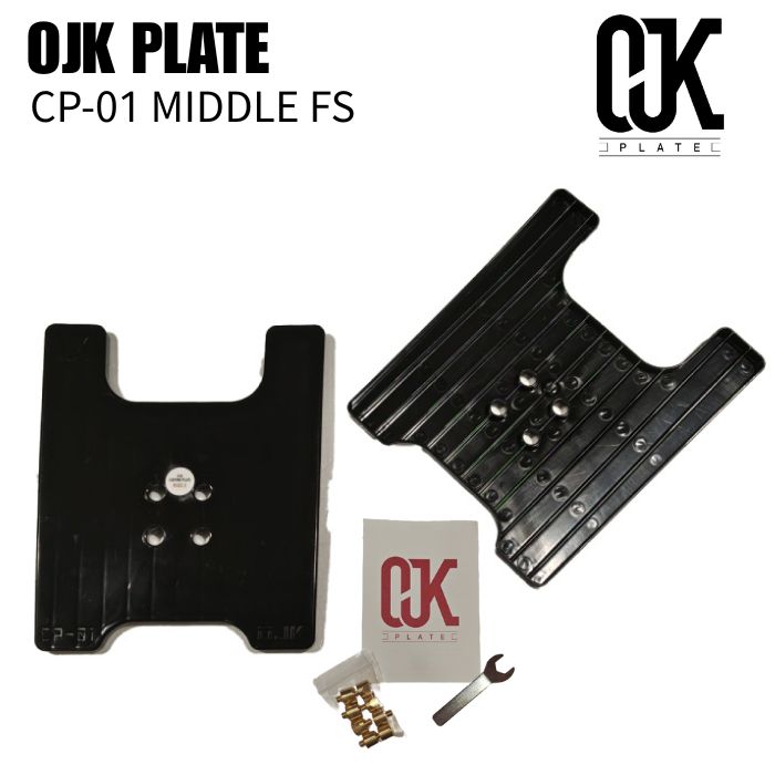 激安通販サイト 人気 OJK PLATE オージェイケー プレート 01 MIDDLE FS BLACK フリー スノーボード