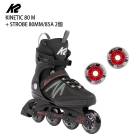 [̸!륦2ĥå] ġ 饤󥹥 K2 KINETIC 80 M + STROBE 80MM/85A 2 BLACK/GRAY ͥƥå