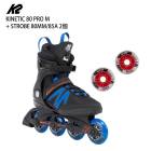 [̸!륦2ĥå] ġ 饤󥹥 K2 KINETIC 80 PRO M + STROBE 80MM/85A 2 BLUE/RED ͥƥåץ