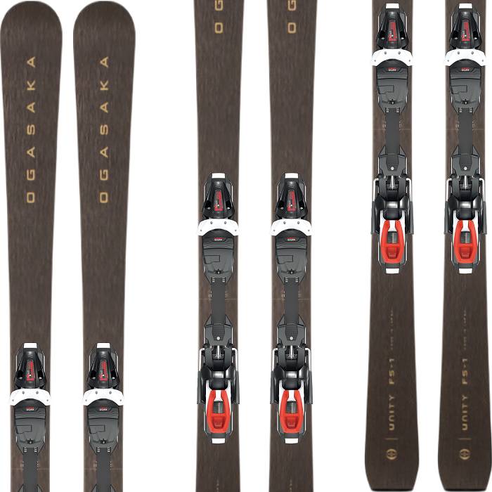 旧モデル オガサカ スキー板 2025 OGASAKA U-FS 1/GD + PRD 11 GW GD