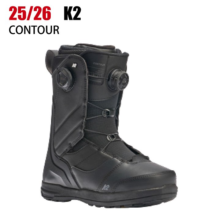 2026 K2 ケーツー CONTOUR コンツアー BLACK 25-26 レディース ダブル