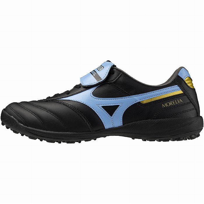 Mizuno モレリア サッカーシューズ MIZUNO ミズノ モレリア サラ ELITE TF(ブラック×サックス) Q1GB255014