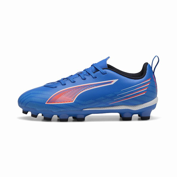 PUMA プーマ ウルトラ 6 プレイ HG/AG +Mid JR(ブルー×オレンジ