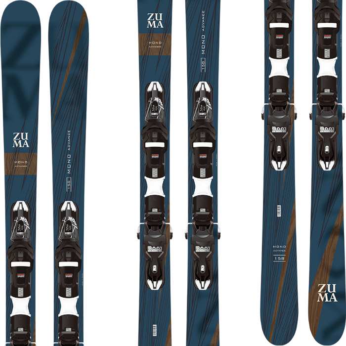 スキー3点セット] ツマ スキー板 2026 ZUMA MONO ADVANCE/BL + XPRESS