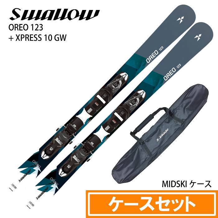 ケースセット] スワロー スキー板 2026 SWALLOW OREO 123 GRY/BL +