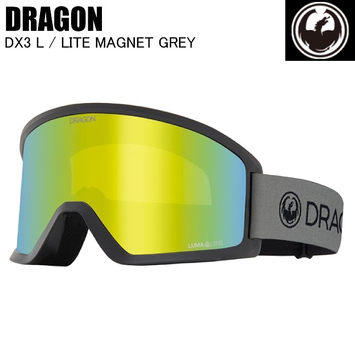 DRAGON ドラゴン DX3 L ディーエックススリーエル LITE MAGNET GREY
