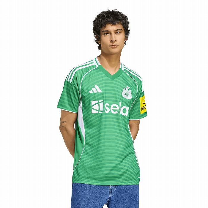 【★ニューカッスル】 アディダス 95シーズン サッカー ゲームシャツ 2XL ADIDAS アディダス ニューカッスルユナイテッド 25-26 アウェイ 半袖