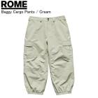ROME ������ Baggy Cargo Pants �Х����������ѥ�� CREAM �ѥ�� ���Ρ��ܡ��ɥ����� �����०���� ROME������ 25-26��ǥ�