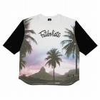 LUZESOMBRA �롼��������֥� OAO PALMEIRA PHOTO 7SLEEVE TEE(�ۥ磻��) L1252221 WHT ��ʬµ T����� �ӥå����륨�å�