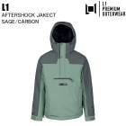 L1 ������ AFTERSHOCK JACKET SAGE/CARBON ���Ρ��ܡ��ɥ����� ���㥱�å� L1������ ���Υ� ������ 25-26��ǥ�