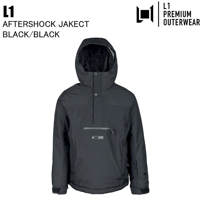 【新品タグ付き】L1 スノーボードウェア　ジャケット L1 エルワン AFTERSHOCK JACKET BLACK/BLACK スノーボードウェア