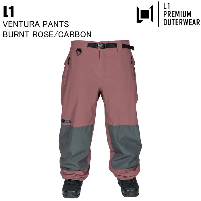 L1 エルワン VENTURA PANT BURNT ROSE/CARBON スノーボードウェア