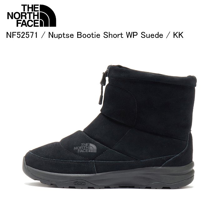 THE NORTH FACE ノースフェイス NF52571 Nuptse Bootie Short WP Suede KK スノトレ スノーブーツ ブーツ ノースフェイスブーツ THE NORTH FACE ノースフェイス NF52571 Nuptse Bootie Short WP Suede