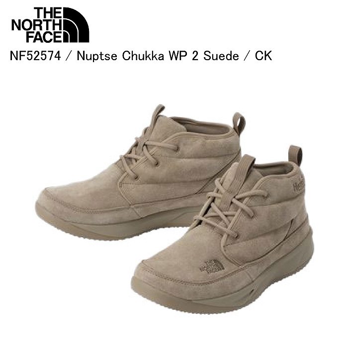 THE NORTH FACE ノースフェイス NF52574 Nuptse Chukka WP 2 Suede CK