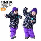 RESEEDA �쥻���� RES58001 TODDLER SUIT BLK/PRP ������ ���Ρ��ܡ��� ��ͷ�� ������ ���å������� �Ҥɤ� �岼���å�
