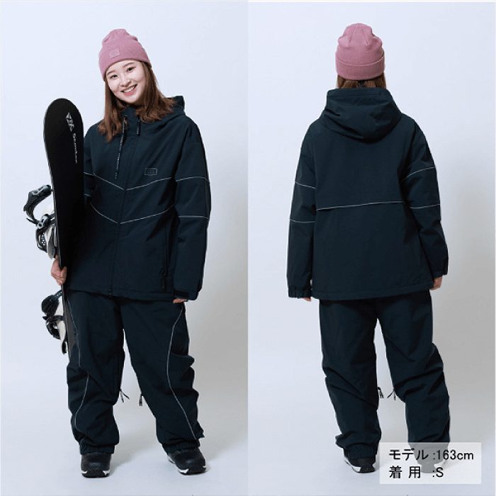 JACKFROST ジャックフロスト JFP98011 PIPE LINE PANTS BLACK スキー