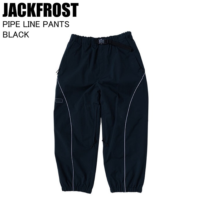 JACKFROST ジャックフロスト JFP98011 PIPE LINE PANTS BLACK スキー