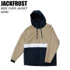 JACKFROST åե JFJ98002 WIDE OVER JACKET SAND  Ρܡ Υ  Ρܡɥ 㥱å