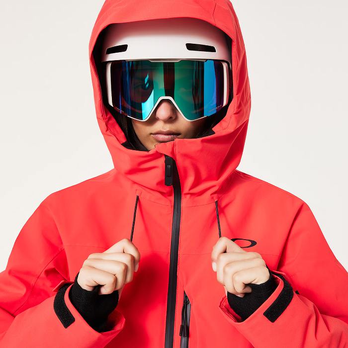OAKLEY オークリー FOA500824 W. CANOPY INSULATED JACKET HIBISCUS RED スキー スノーボード ウェア ジャケット レディース OAKLEY オークリー FOA500824 W. CANOPY INSULATED JACKET HIBISCUS