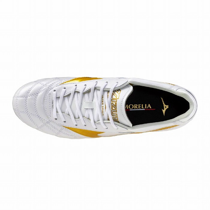 MIZUNO ミズノ MORELIA 2 JAPAN AG(ホワイト×ゴールド) P1GA260350