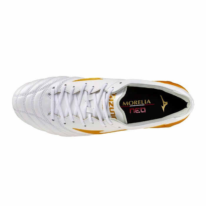 Mizuno モレリア ネオ4サッカーシューズ ホワイト25.5cm MIZUNO（ミズノ） モレリアネオ 4 JAPAN P1GA2530 25 ホワイトパール