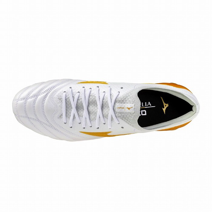 MIZUNO ミズノ MORELIA NEO 4 β JAPAN(ホワイト×ゴールド) P1GA264050