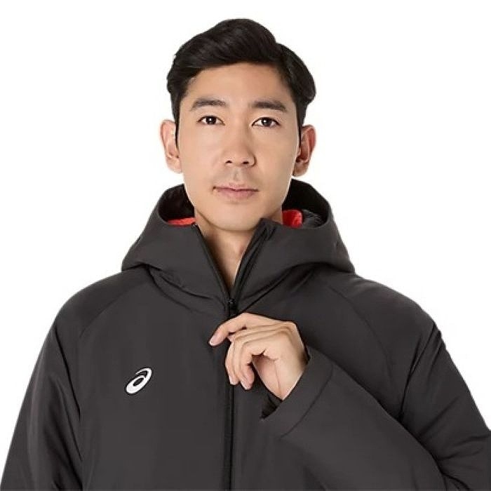 ASICS アシックス インシュレーション ロングコート(ブラック