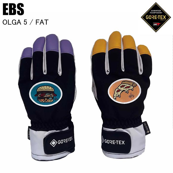 EBS エビス 4500005 OLGA 5 オルガ5 BK-BLOCK スノーボード グローブ EBSグローブ 5本指 ゴアテックス インナーグローブ付き EBS エビス 4500005 OLGA 5 FAT スノーボード グローブ 手袋 エビス