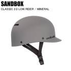 SANDBOX ����ɥܥå��� CLASSIC 2.0 LOW RIDER MINERAL ������ ���Ρ��ܡ��� �إ��å� SANDBOX�إ��å� ���ޡ���ǥ�