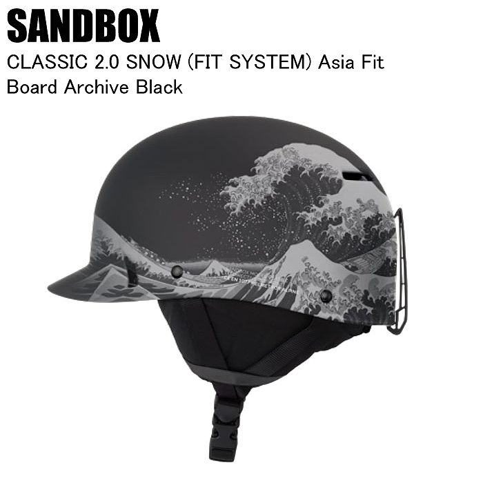 sandboxx マットブラック ヘルメット SANDBOX ICON SNOW(FIT SYSTEM) ASIA FIT －BLACK (MATT)－ | FIELDGATE