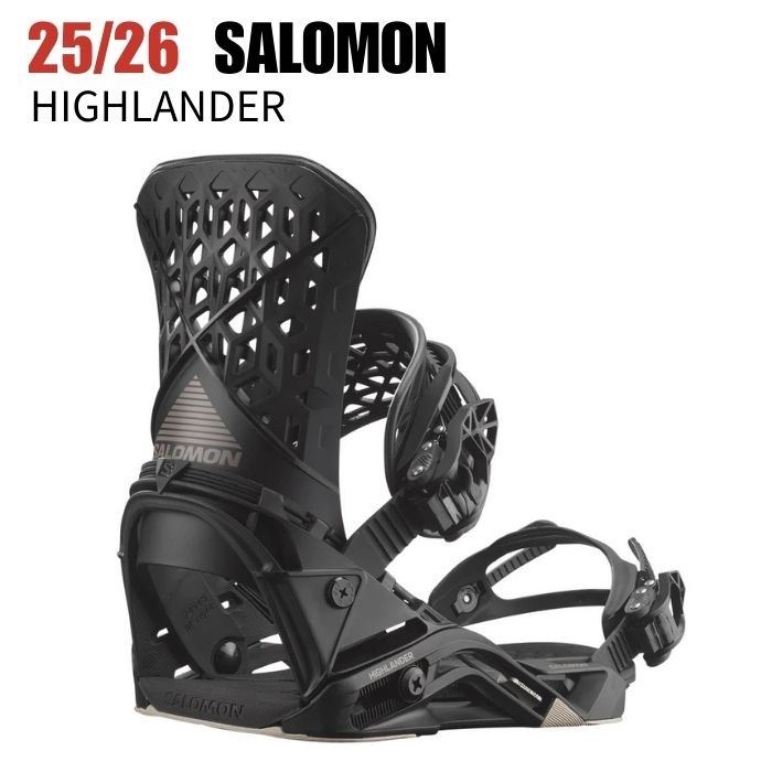 Salomon Highlander ビンディング Sサイズ 2026 SALOMON サロモン HIGHLANDER ハイランダー BLACK 25-26