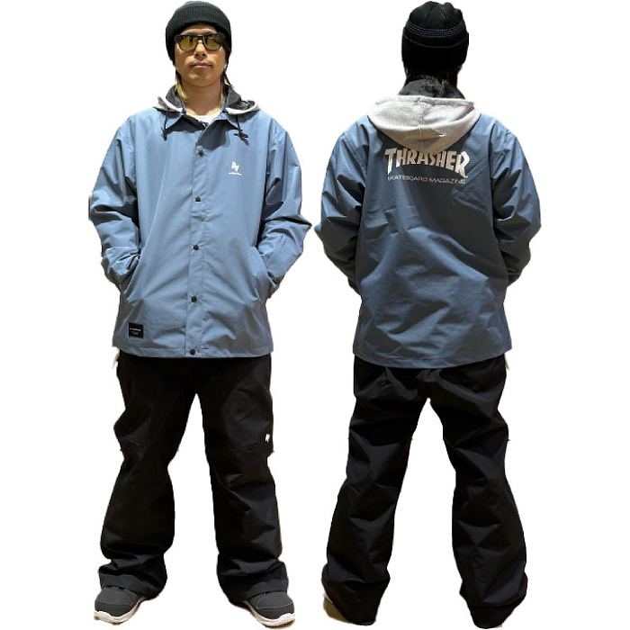 AA ダブルエー 72125302 COACH JACKET コーチジャケット THRASHER NAVY