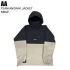 AA ���֥륨�� 72125307 TEAM ANORAK JACKET �����ॢ�Υ�å����㥱�å� BEIGE ���Ρ��ܡ��� ������ ���㥱�å� AA������