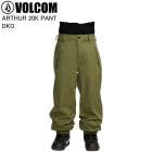 VOLCOM �ܥ륳�� G1352612 ARTHUR 20K PANT DKO ������ ���Ρ��ܡ��� ������ �ѥ�� ���Υ� �ܥ륳�०���� 25-26��ǥ�
