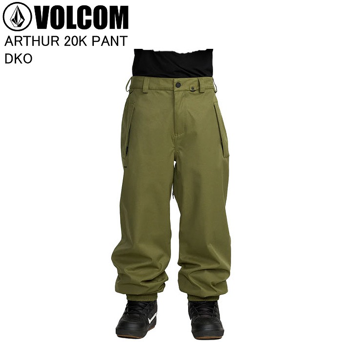 VOLCOM ボルコム G1352612 ARTHUR 20K PANT DKO スキー スノーボード