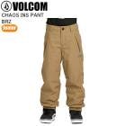 VOLCOM �ܥ륳�� I1252601 CHAOS INS PANT BRZ ������ ���Ρ��ܡ��� ��ͷ�� ������ �ѥ�� ����˥� �Ҥɤ� ���å�