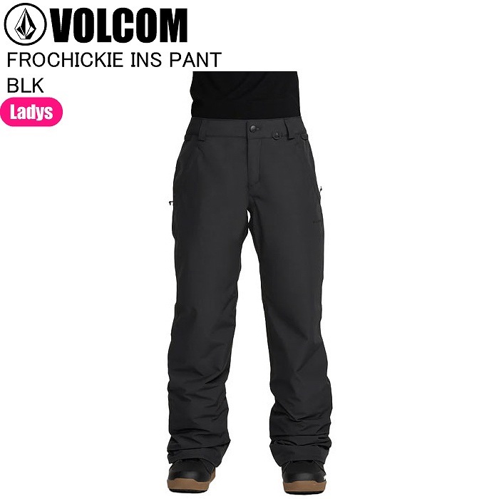 VOLCOM ボルコム H1252603 FROCHICKIE INS PANT BLK スキー