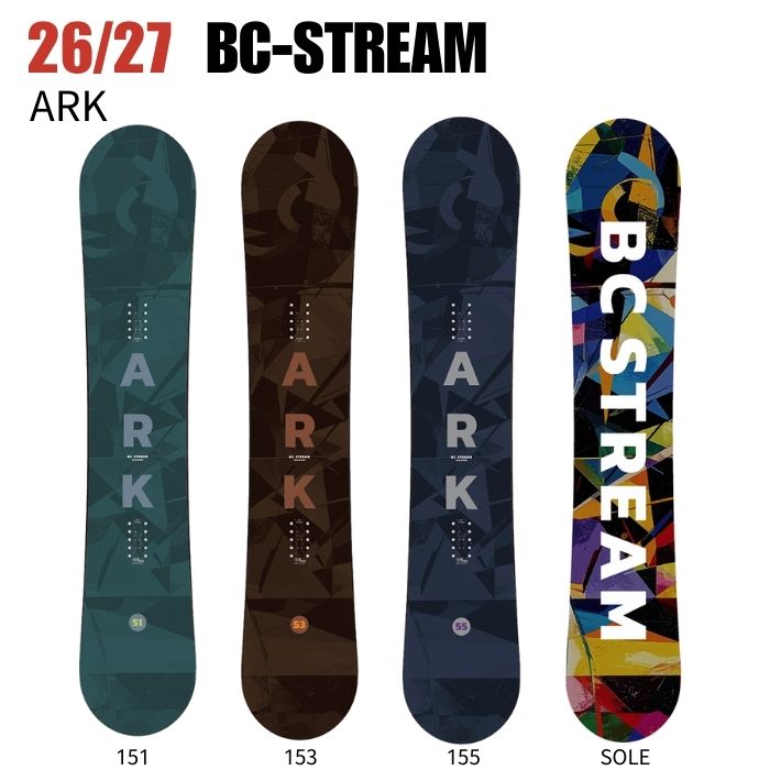 2027 BC-STREAM ビーシーストリーム ARK アーク 26-27 ボード板