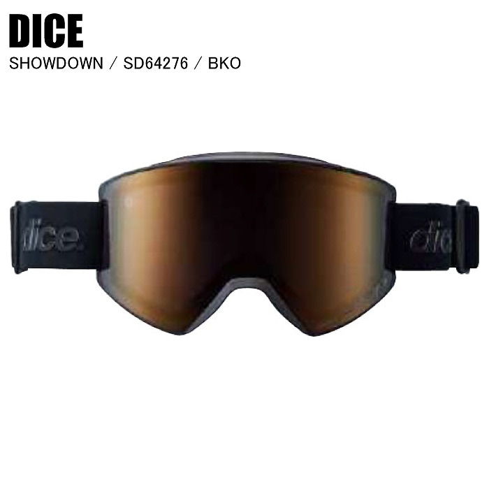 DICEゴーグルSHOW DOWNモデルOLIVEカラー新品未使用 DICE ダイス SHOWDOWN ショーダウン BKO SD64276 スキー スノーボード