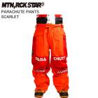 MTN.ROCK STAR �ޥ���ƥ���å������� PARACHUTE PANTS �ѥ饷�塼�ȥѥ�� SCARLET ������ �ѥ�� �ޥ���� MRS 26-27��ǥ�