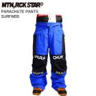 MTN.ROCK STAR �ޥ���ƥ���å������� PARACHUTE PANTS �ѥ饷�塼�ȥѥ�� SURFWEB ������ �ѥ�� �ޥ���� MRS 26-27��ǥ�