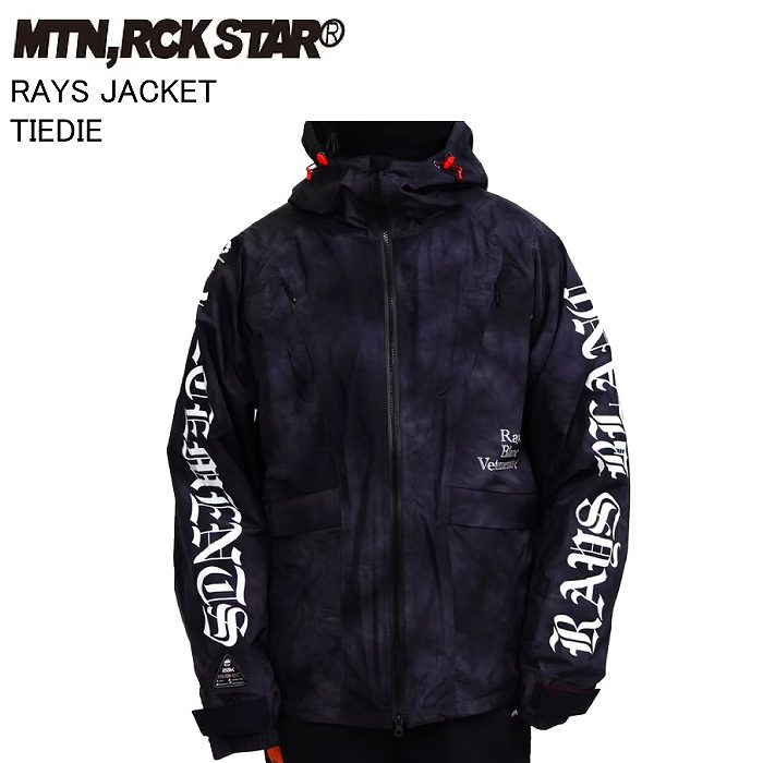 【高機能】US REI E1 スノーボード マウンテン ジャケット MTN.ROCK STAR マウンテンロックスター RAYS JACKET TIEDIE ウェア