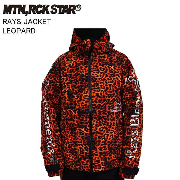 MTN.ROCK STAR マウンテンロックスター RAYS JACKET LEOPARD ウェア