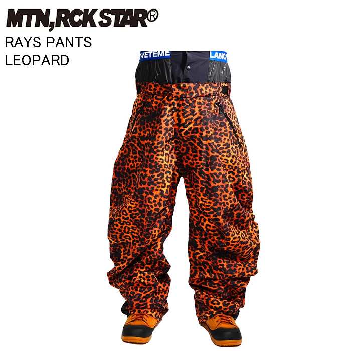 MTN.ROCK STAR マウンテンロックスター RAYS PANTS LEOPARD ウェア