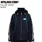 MTN.ROCK STAR �ޥ���ƥ���å������� FULLZIP JACKET BLACK ������ ���㥱�å� ������ �ޥ���� MRS 26-27��ǥ�