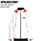MTN.ROCK STAR �ޥ���ƥ���å������� FULLZIP JACKET WHITE/RED ������ ���㥱�å� ������ �ޥ���� MRS 26-27��ǥ�